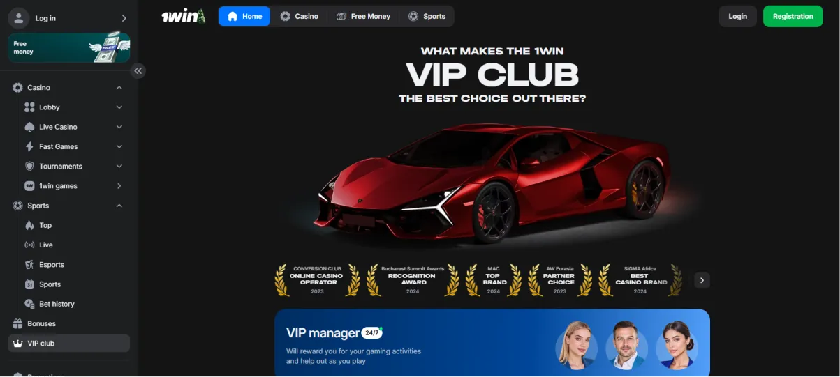 1win Vip Club Registration