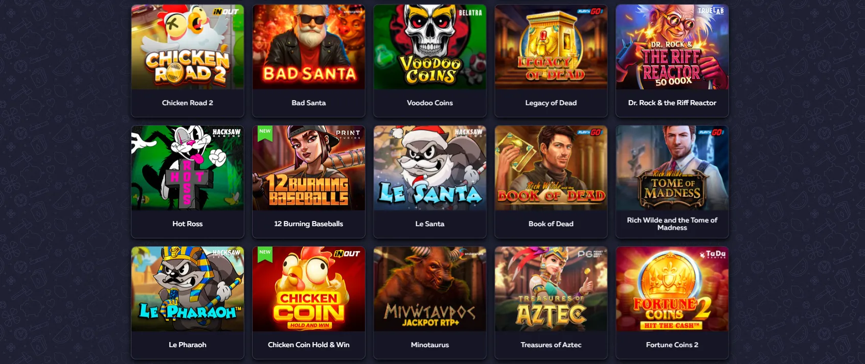 Online slots at Vavada Casino