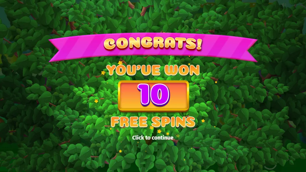 Bonanza Billion 10 free spins awarded