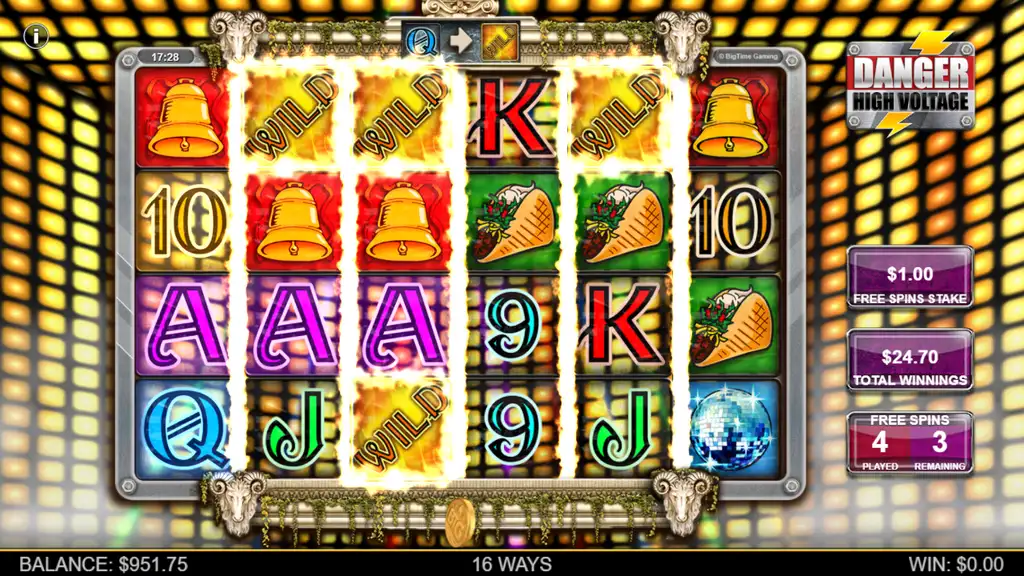 Danger High Voltage Gates of Hell free spins with sticky wilds