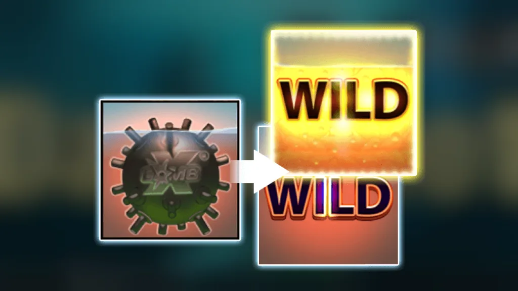 Das xBoot xBomb Wild feature artwork by Nolimit City