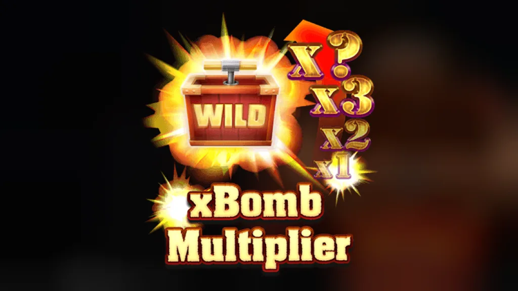 Fire in the Hole xBomb Wild Multiplier feature artwork by Nolimit City