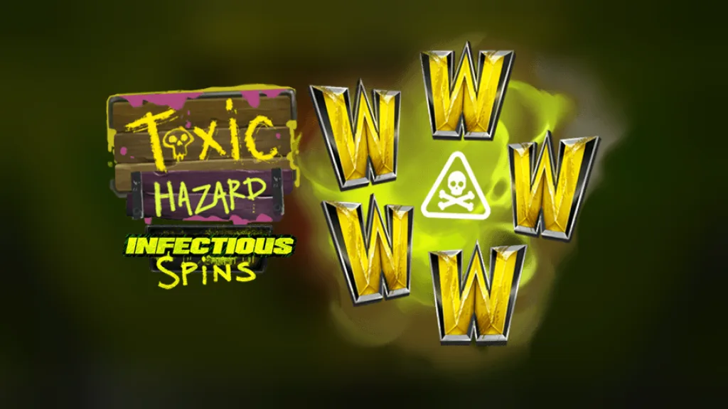 Infectious 5 xWays Toxic Hazard Infectious Spins artwork from Nolimit City's official game page