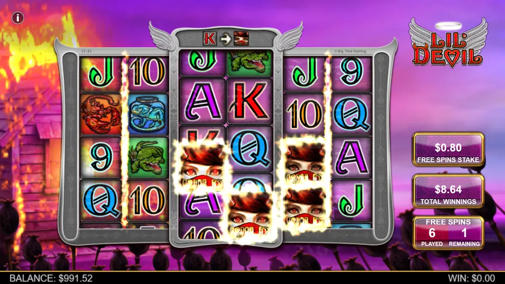 Lil Devil Be My Angel free spins with sticky wilds
