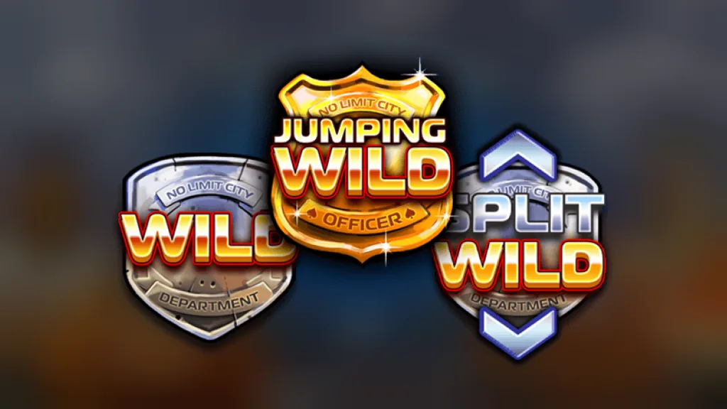 San Quentin xWays Wild, Jumping Wild and Split Wild symbol artwork by Nolimit City