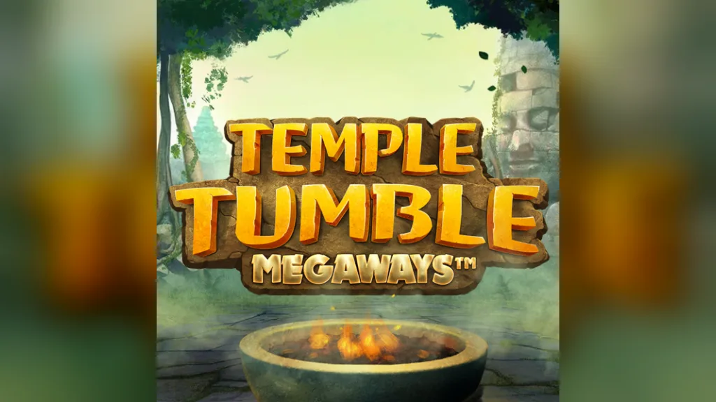 Temple Tumble Megaways official game logo artwork by Relax Gaming