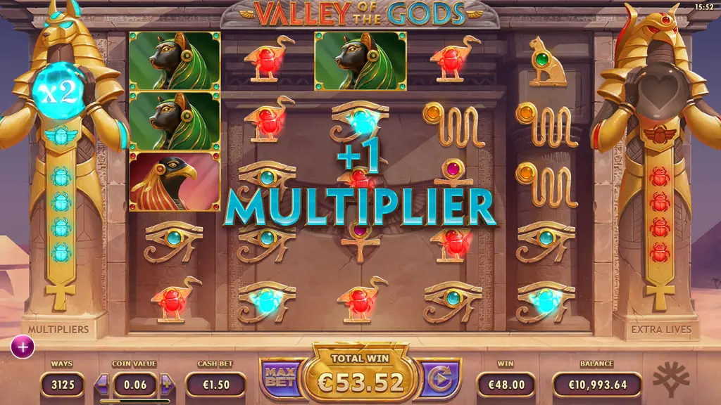 Valley of the Gods blue scarab collection adding +1 multiplier